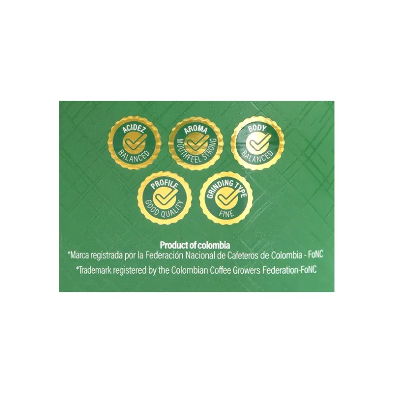 Café premium espresso 100% tostado oscuro Ziva