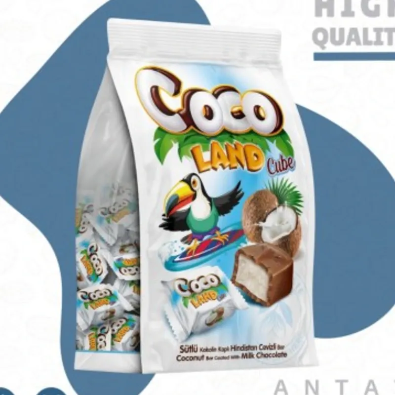 Caramelo de chocolate con coco