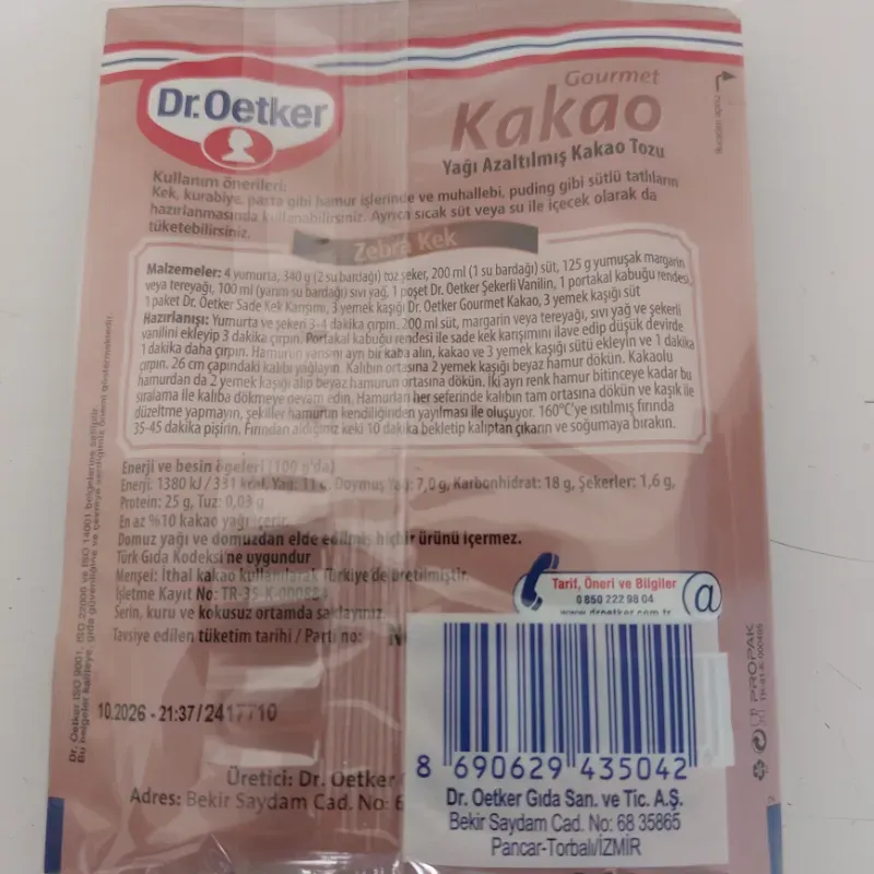 Chocolate en Polvo Cacao