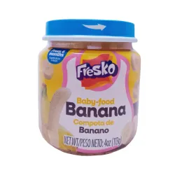 Compota de banana Fresko