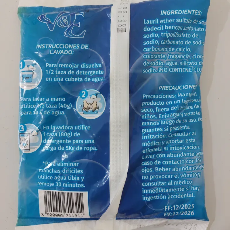 Detergente en Polvo Multiusos LAVANE