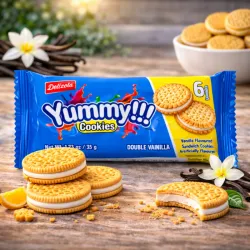 Galletas YUMMY doble vainilla