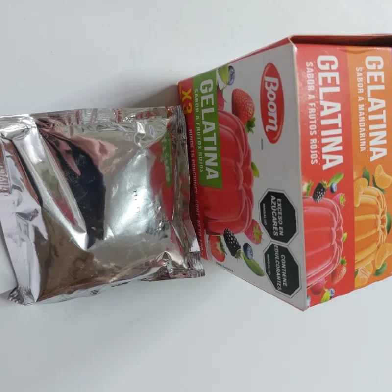 Gelatina Uva, Mandarina y Frutos Rojos