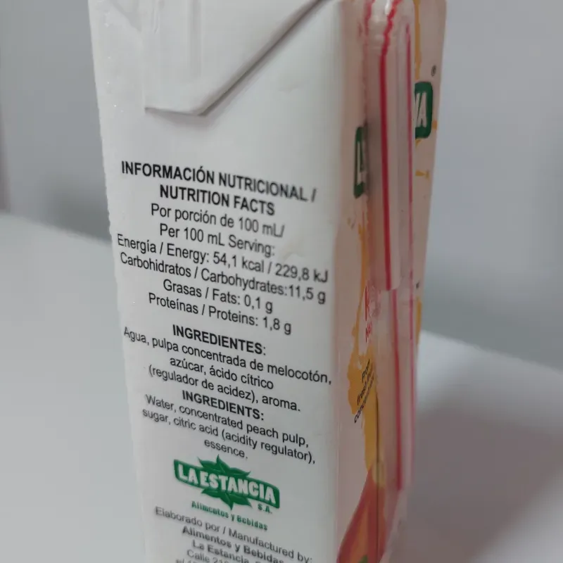 JUGO DE MELOCOTÓN LA ESTANCIA