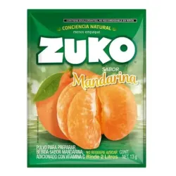 Refresco instantáneo sabor mandarina Zuko