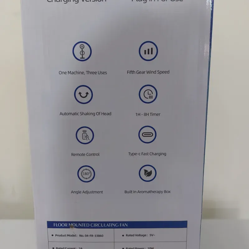Ventilador Recargable