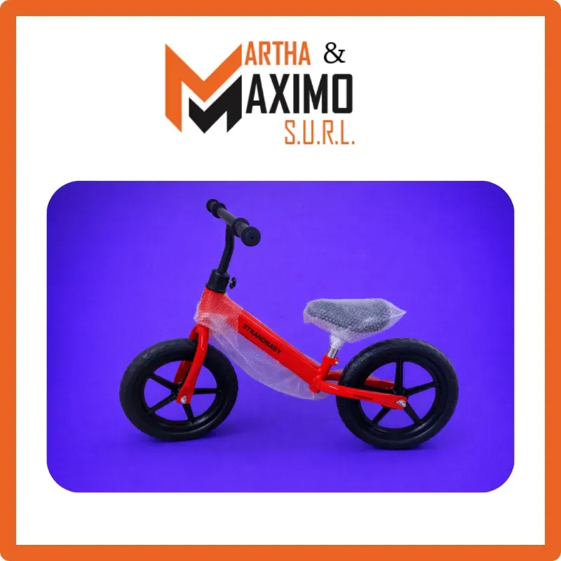 Bicicleta de niño roja