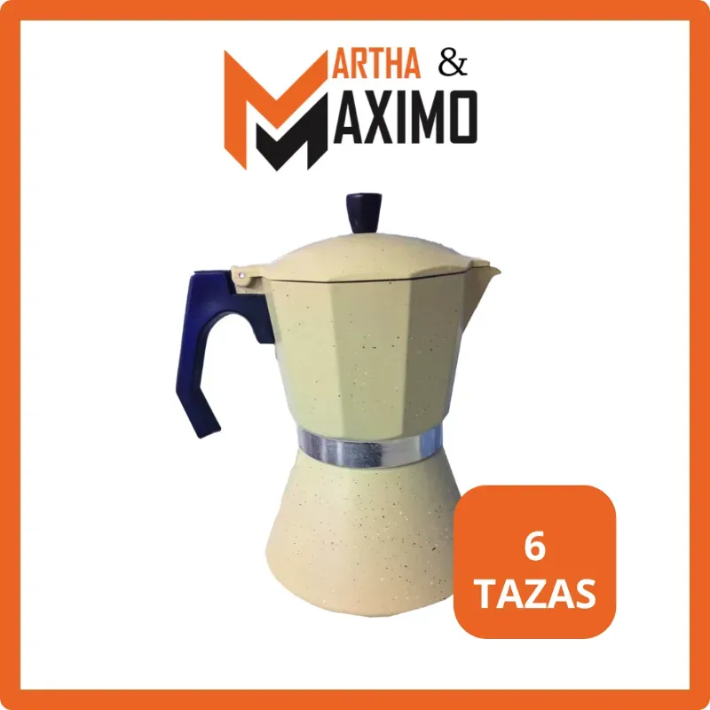 Cafetera blanca 6 tazas 