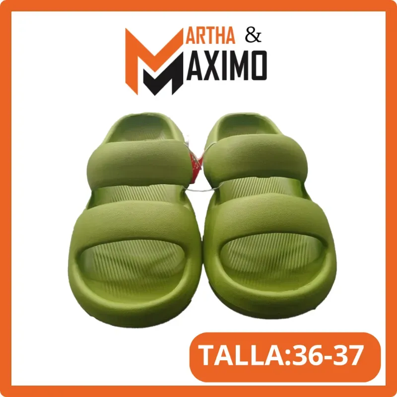 Chancleta 2 correas 