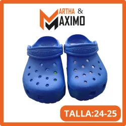 Crocs infantil azul 