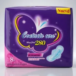 Almohadillas sanitarias Contacto cero