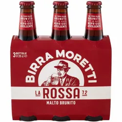 Cerveza Birra Moretti Rossa