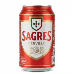 Cerveza enlatada Sagres