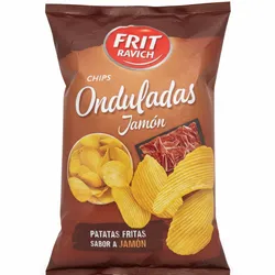 Chips Jamón Ondulada