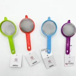 Colador metálico de colores