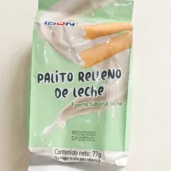 Palitos rellenos de leche