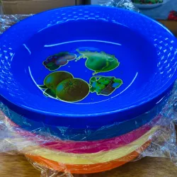 Platos de plástico