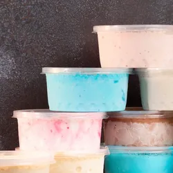 Pote de Helado Stracciatella 16 oz