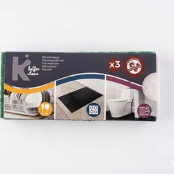 Set de 3 estropajos triple uso
