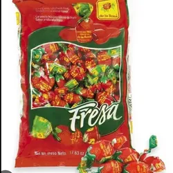 Caramelos de fresa 125 unidades el paquetes 