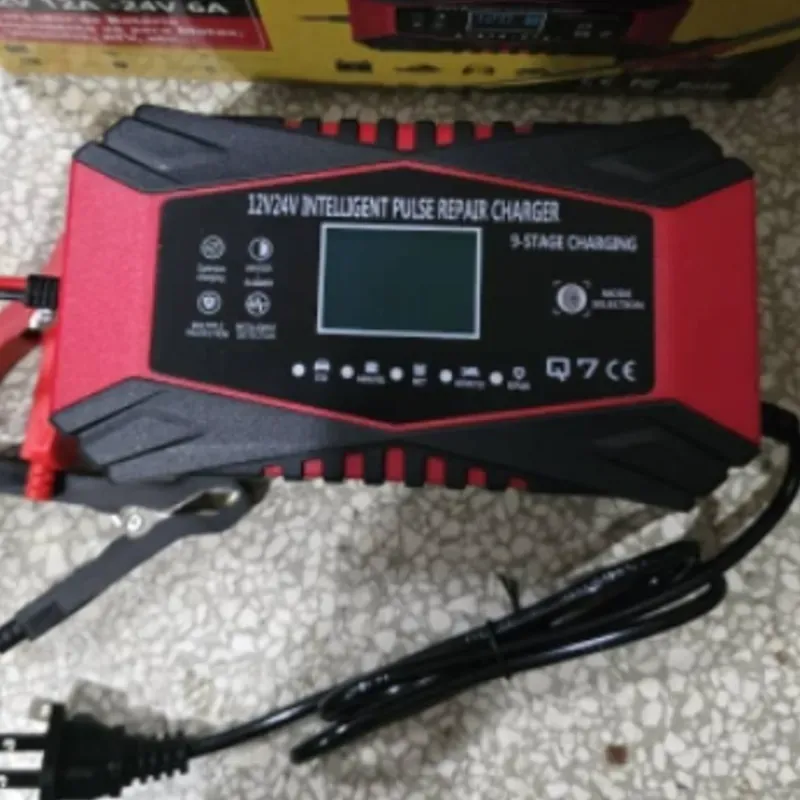 Cargador inteligente 12 y 24 volt 