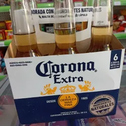 Cerveza corona (6 unidades)