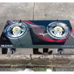 Fogón de gas de bio cerámica 2 quemadores magento 