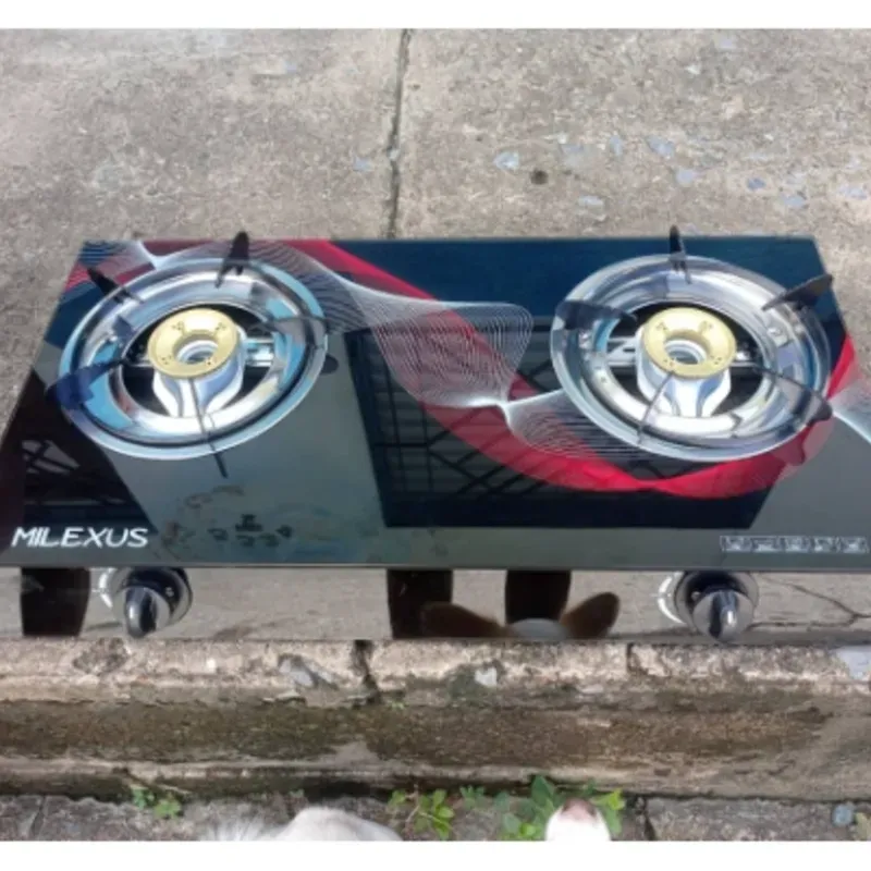 Fogón de gas de bio cerámica 2 quemadores magento 