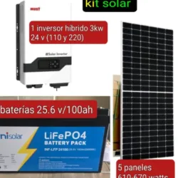 Kit solar completo 