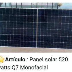 Panel solar 520 watts 