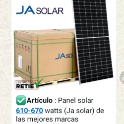 Panel solar 610-670 wat