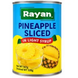 Piña en almíbar