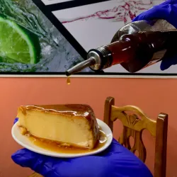 Flan de leche 