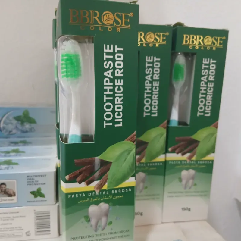 Juego de cepillo y pasta dental