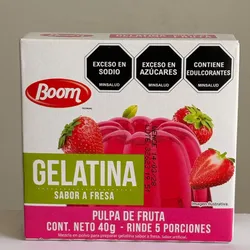 Gelatina de fresa