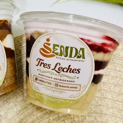 Tres leches crema de arándanos 8oz