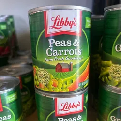 Guisantes y zanahorias