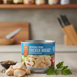Pechuga de pollo enlatada