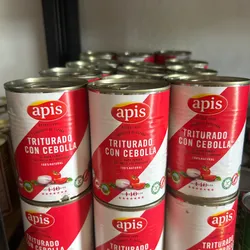 Tomate triturado con cebolla