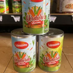 Verduras mixtas enlatadas