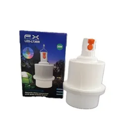 Foco Recargable 36W (Con luz multicolor)