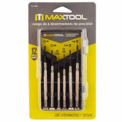 Juego de 6 desarmadores de precisión MAXTOOL