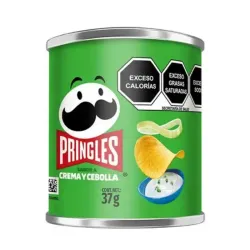 Papas Pringles sabor crema con Cebolla 37g
