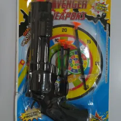 Pistola grande con dardos