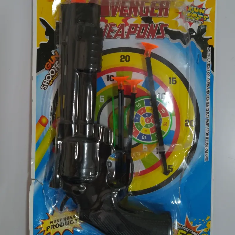 Pistola grande con dardos