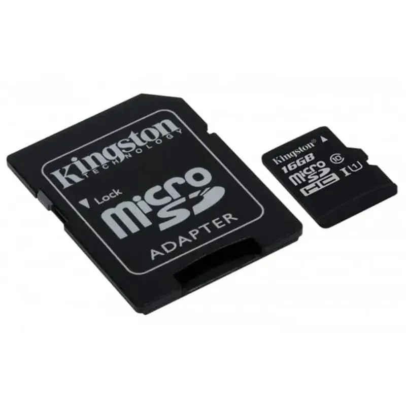 Tarjeta de memoria microSD de 16GB