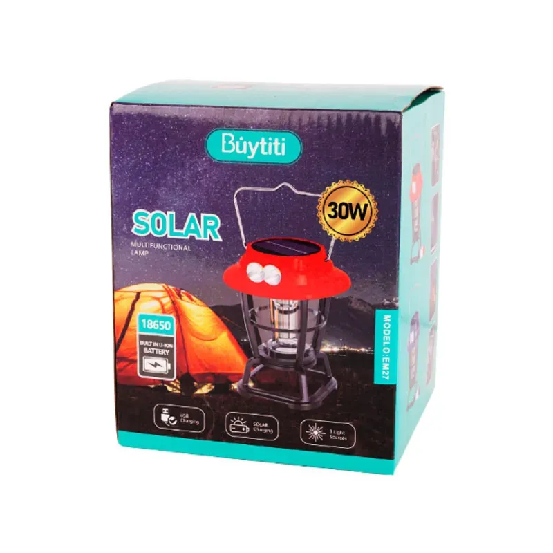 Lámpara multifuncional solar