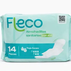 Almohadillas Sanitarias con Alas FLECO 14u