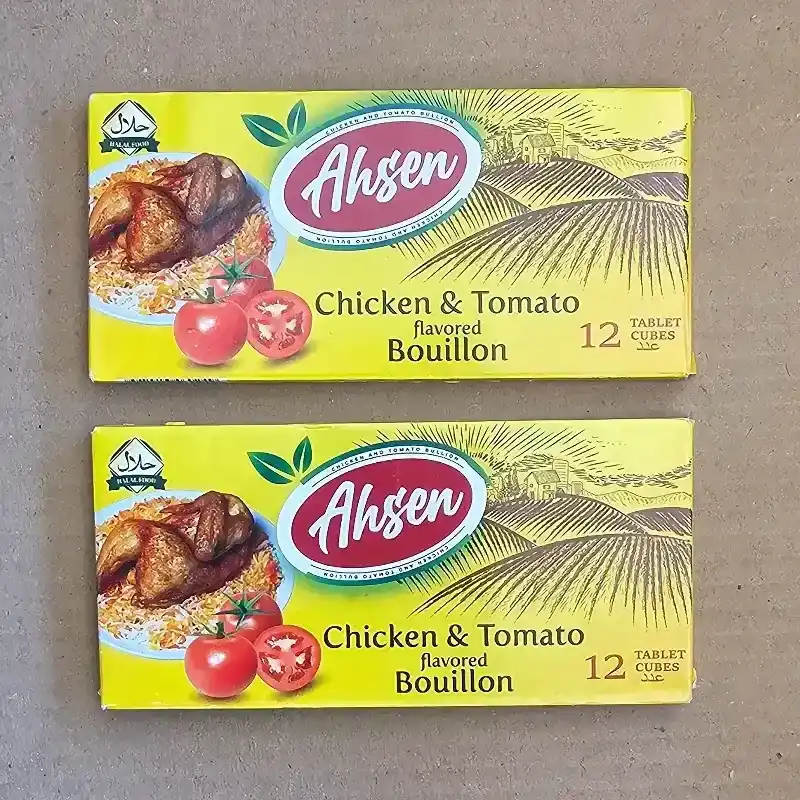 Caja de Caldo de Pollo con Tomate Ahsen (12u)