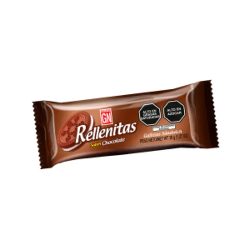 Paquete de Galletas Rellenitas de Chocolate